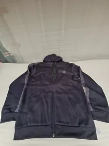 Soul Star Full Zip Hooded Top Fleece Sweatshirt Hoodie Navy (L) - Picture 1 of 10