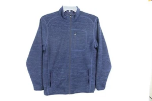 Johnnie-O West Coast Jacket Youth Boys Size 14 Blue Full Zip Fleece Preppy - Picture 1 of 9