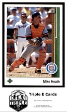 1989 Upper Deck #654 Mike Heath Detroit Tigers ~A2P
