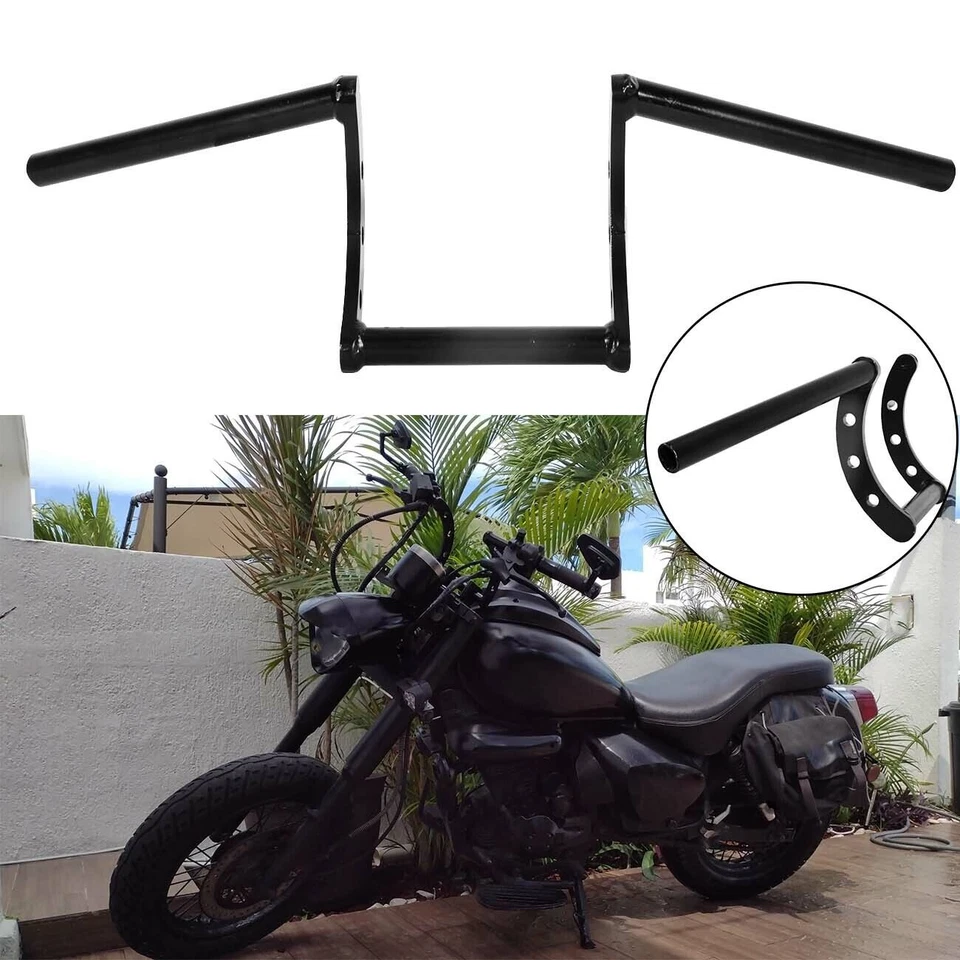 Motorcycle 1'' Handlebar Z Drag Bar For Yamaha V-Star XVS 250 650 950 1100 1300 Foto 1 de 4