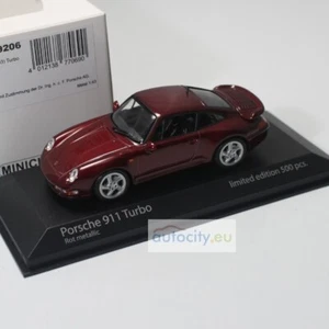 MINICHAMPS PORSCHE 911 (993) TURBO ROT METALLIC 943069206 - Picture 1 of 4