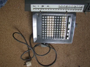 NISA elektromechanische Rechenmaschine alt antik old Calculator Bürorechner - Bild 1 von 8