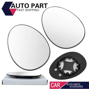 Left+Right Wing Mirror glass Heated For Mini Cooper R56 R57 R58 R59 R60 2007-15 - Picture 1 of 11