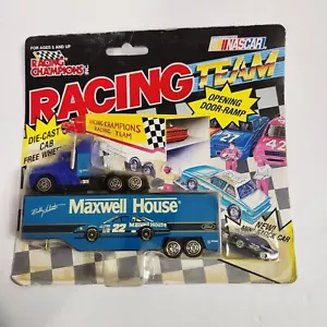 1992 Racing Team #22 Bobby Labonte Maxwell House Transporter W Mini Stock Car - Bild 1 von 5