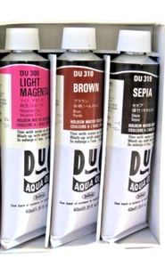 Holbein Oil Paint (3) Light Magenta,  Brown & Sepia   Brand New - Picture 1 of 4