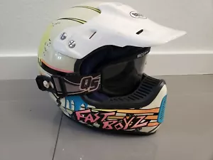 Vintage Yamaha Motocross Bell Helmet Moto 6 Medium - Picture 1 of 10