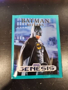 (Manual Only) Batman Returns - Sega Genesis Authentic Instruction Booklet Game - Picture 1 of 2