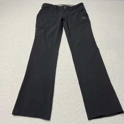 The North Face Women’s Hiking Pants Solid Black Outdoor Climbing Drawstring Sz 4 - Image 1 of 4