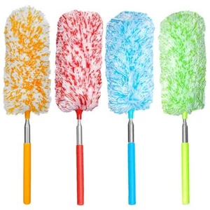 4 Pcs Microfiber Hand Duster Washable Microfibre Cleaning Tool Extendable Dus... - Picture 1 of 6