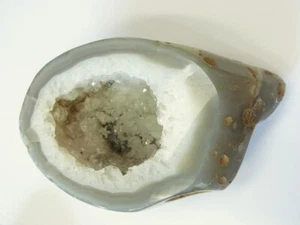 SCHMUCK-STCK GEODE Achat Paar Edel Stein Mineralien Unikat 2 - Picture 1 of 9