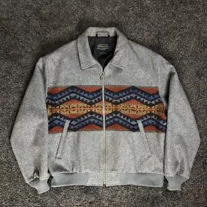 Vintage Pendleton Wool Jacket Aztec Western Print Rare - Picture 1 of 7