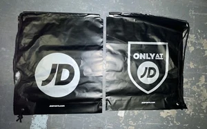 JD Sports Drawstring Bag - Black - New style x1