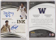 2016-17 Immaculate Collegiate /25 Dejounte Murray Marquese Chriss Rookie Auto RC
