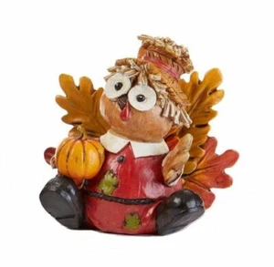 Fairy Garden Large Fall Turkey w/ Red Coat & Leaf Wings - Buy 3 Save $5 - Picture 1 of 1