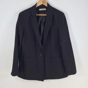 Asos womens blazer jacket size 10 black long sleeve 066212 - Picture 1 of 8