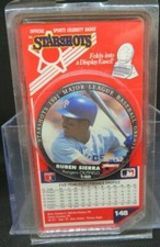 1991 STARSHOTS BUTTON RUBEN SIERRA 148 IN PACKAGE