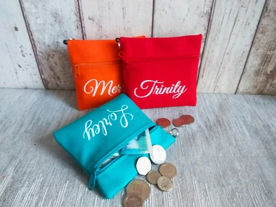 personalised-boys-girls-purse-coin-wallet-birthday-party-gift-man-woman-pouch - Image 1 of 3