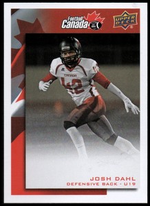 2014 Upper Deck USA Football Team Canada #C16 Josh Dahl