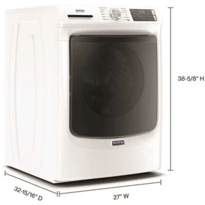 Maytag 4.8 cu. ft. Stackable White Front Load Washing Machine # MHW6630HW - Picture 1 of 4