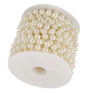 10m Pearl Wire Beads Garland String Wedding Decoration CBK - Picture 1 of 22