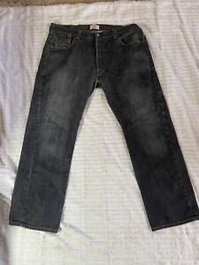 Levis 501xx Jeans Mens 40x32 Button Fly Straight Leg Lightly Distressed Vintage
