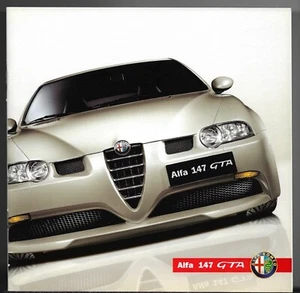 Alfa Romeo 147 GTA 3.2 V6 24v 2002-05 UK Market Sales Brochure - Picture 1 of 3