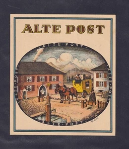 Ancienne lytho Vitola BN182803 Cheval Maison - Imagen 1 de 1