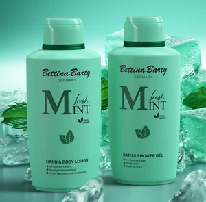 Bettina Barty FRESH MINT Hand & Body Lotion u. Bath / Shower Gel je 500 ml NEU ! - Bild 1 von 1