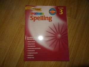 Spectrum Ser.: Spelling, Grade 3 by Spectrum Staff and Carson-Dellosa Publishing - Foto 1 di 2