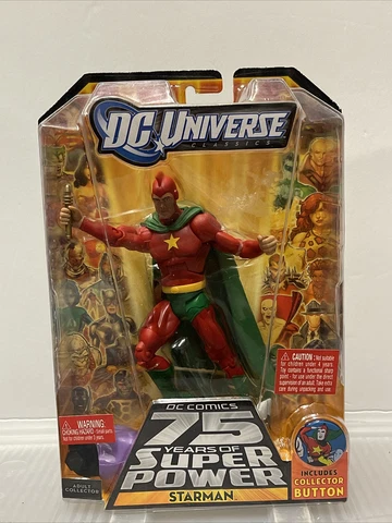 Starman - DC Universe Wave 15 Figure 6 Includes Collector Button Cover