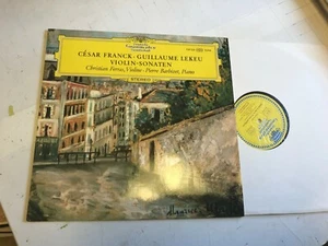 SLPM 139124 FERRAS BARBIZET FRANCK LEKEU violin & piano DGG tulip LP NM '67 rare - Picture 1 of 3