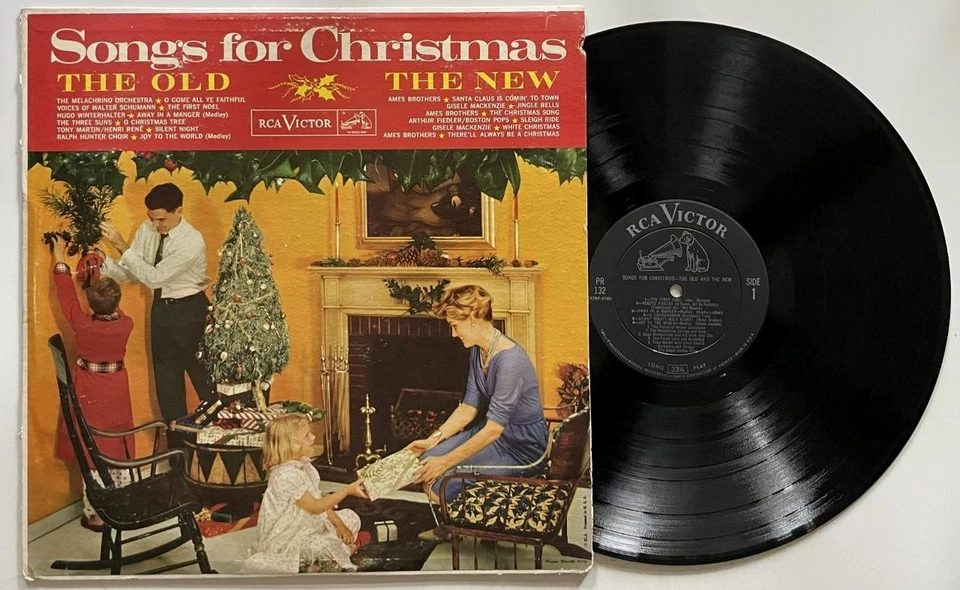 Songs For Christmas The Old and The New LP RCA Victor Jewel Food Stores vg++ Foto 1 de 3