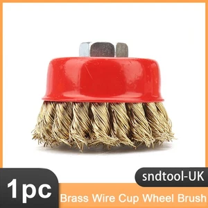 3inch Twist Knot Steel Wire Wheel Cup Polishing Brush For Angle Grinder Tool - Picture 1 of 5