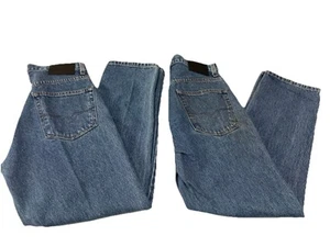2 Genuine Harley Davidson Mens Blue Denim Jeans 30X30 Traditional Fit 99024-07VM - Picture 1 of 18