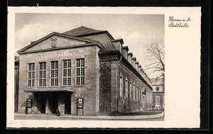 Ansichtskarte Hanau a. M., Stadthalle, Vorderansicht - Picture 1 of 2
