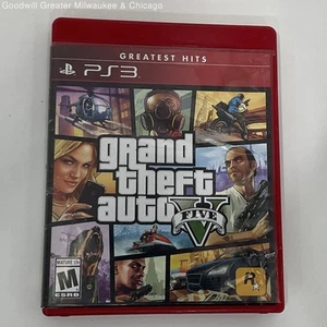 Rockstar Games Grand Theft Auto V Greatest Hits Playstation 3 Game Disc Red Box - Picture 1 of 3