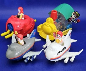 De colección 91-98 McDonald's Friendly Skies UA + Transporte Lote de 4 No Funciona - Imagen 1 de 12