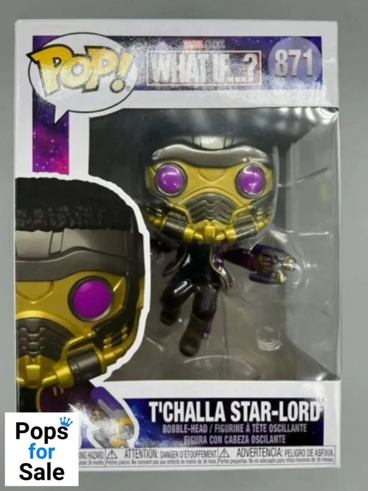 871 T'Challa Star-Lord - Marvel - ¿Y si...? Funko POP Foto 1 de 1