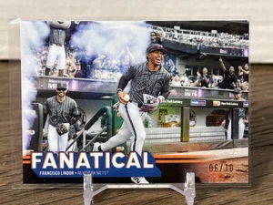 2025 Topps Chrome FRANCISCO LINDOR NY Mets Black Border FANATICAL 06/10 SSP - Picture 1 of 2