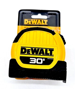 DeWALT DWHT36109 30-Foot Compact Wide Base Rubber Slide Lock Tape Measure - Picture 1 of 2