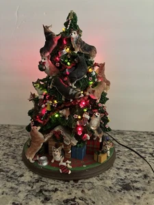 Danbury Mint Corgi Dog Christmas Tree Missing Star/ONE Ear/Two Dogs At Base. - Picture 1 of 20
