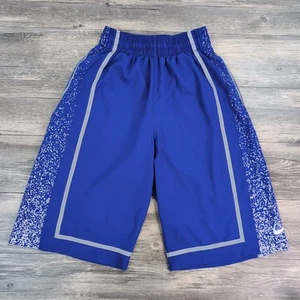 Nike Athletic Blue Basketball Shorts Silver Reflective Men's Size Small EUC - Picture 1 of 14