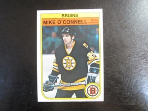 1982-83 O Pee Chee # 17 Mike O'Connell Card (B7) Boston Bruins - Picture 1 of 2