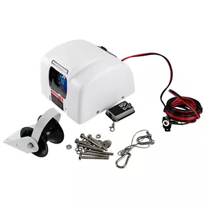 45 LBS Boat Anchor Winch Electric Marine Winch With Wireless Remote Free Fall - Picture 1 of 7