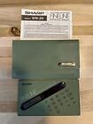 Vintage Green Sharp Fineline Solar Cell Calculator WN-20 + 1 Free One