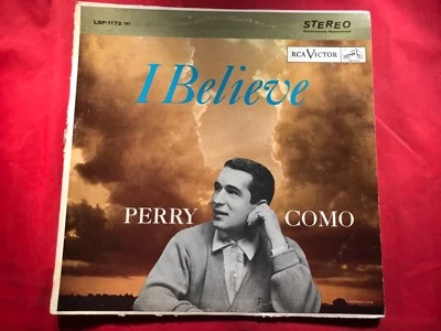 M-96 PERRY COMO I Believe .......... LSP-1172 ....... 1956 - RECORD - GOSPEL - Image 1 of 4