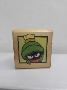 Rubber Stampede Disney's Marvin's Portrait Martian Wood Rubber Stamp A725C - Picture 1 of 10