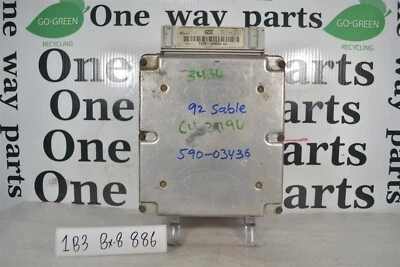Unidad de control del motor F20F12A650CC Mercury Sable 1992-1993 módulo ECU 1B3 886 B8 Foto 1 de 4