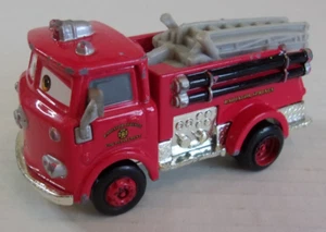 Used Loose Disney Pixar Cars 3.5in Red Deluxe Fire Truck 2917EA Radiator Springs - Picture 1 of 4