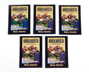 (5) 2018 Topps Wacky Packages Go To The Movies Comedy Film Sticker Sets + Extras